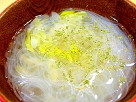 簡単！ヘルシー！はるさめスープ！